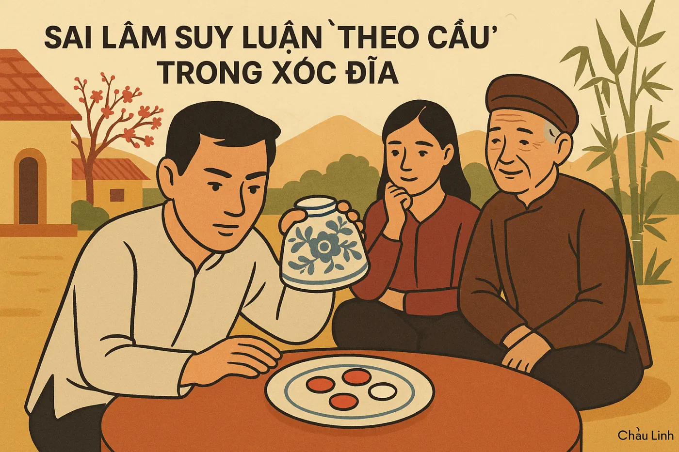 Minh hoạ: Sai Lầm Suy Luận ‘Theo Cầu’ Trong Xóc Đĩa